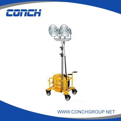 AT7189A portable lifting movable 220v 500w vehicle mounted light tower